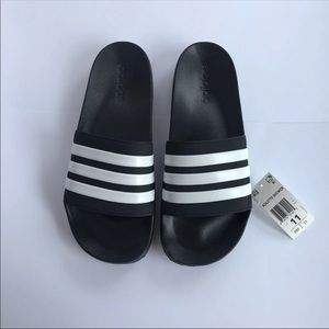 Black Adidas Slides